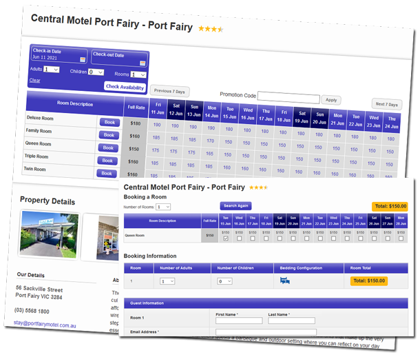 Book Accommodation Online at Central Motel Port Fairy and save